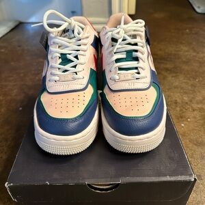 Nike Women’s Airforce One Shadow Multicolor Sneakers